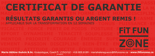 Certificat de garantie